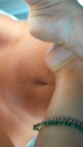 Selena's sweet pee games and tight pussy creampie   Clip 2