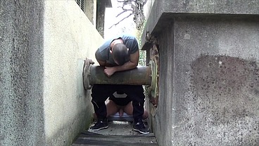 Défonce mon cul de bâtard en mode bourrin derrière l'usine désaffectée - Wolf - La légende des Schytes # 3