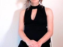 Cute curly brunette solo webcam masturbation