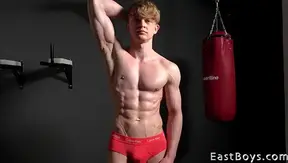 Perfectly Sculpted Muscle Boy 18+ Auditions for Hardcore Action