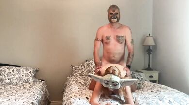Happy Star Wars Day slut wife chewbacca cosplay cumshot fantasy