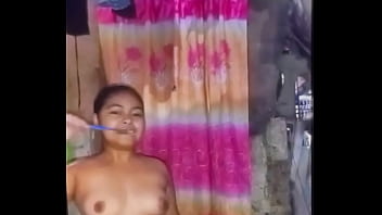 Chubby Pinay Brushes Teeth Part 1