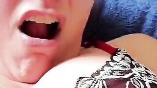mom has Extreme Orgasm from Clitoris Stimulation just a Taste Stacey38G