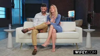 Blonde Milfs Savvy Suxx & Danielle Renae Reveal Hotwife Fantasies Compilation