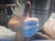 afrika girl recording my self footjob