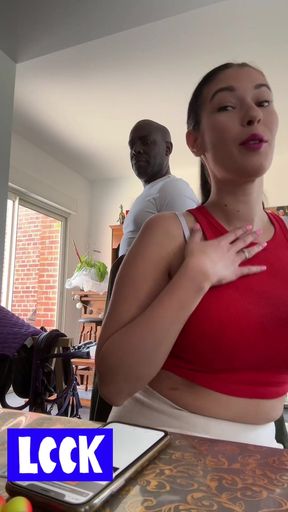 Then He Destroyed My Pussy with His Big Cock Right in Front of My Husband