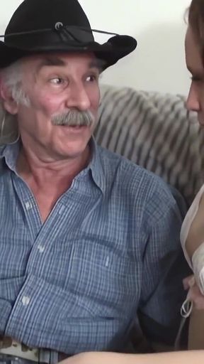 A Slut Fucked by a Super-hung Old Man