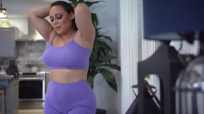 Curvy MILF Carmela Catches A Guy Sniffing Her Panties