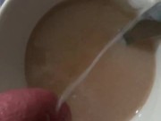 Adding some protein into coffee