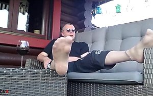 Relaxation in the evening ** smoke and nylon **
