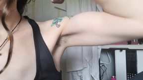 Hairy Armpits &amp; Bicep Flex