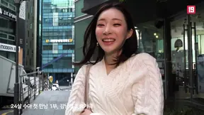Korean yoga instructor gets fucked in tight yoga pants