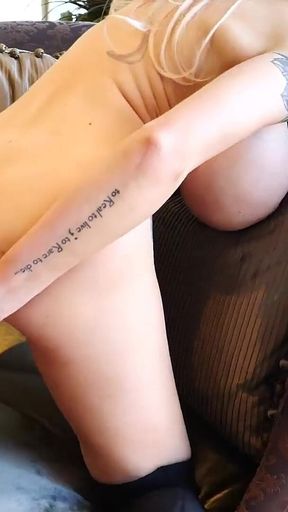 Huge Tits Danielle Derek Talks Dirty as She Masturbates