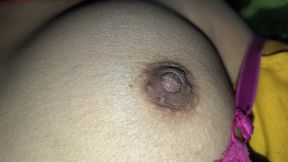 Desi sari hot girl boobs nipples and chut dekha