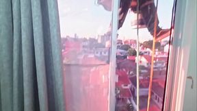 Amateur Latina Couple Gets Caught While Fucking in Public