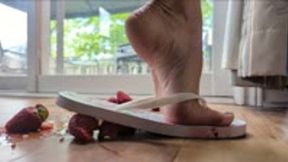 Giantess Smashing Strawberries