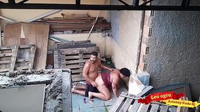 Terrace Thrills: Wild Outdoor Sex with Hot Sister-in-Law