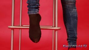 Clogs & Opaque Tights - Footplay Contrast