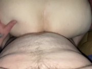 Landlord gets cock in all 3 holes. Rent paid in full with anal creampie