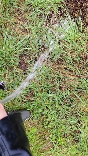 Outdoor Piss in the Rain