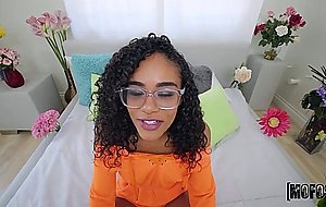 Cute Mixed-Race Florida Gal wrestles Cock in POV