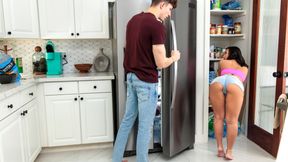 ”Korean teen step sister Kimmy Kimm slumber party with step brother”