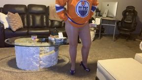 Stockings Hockey jersey heels