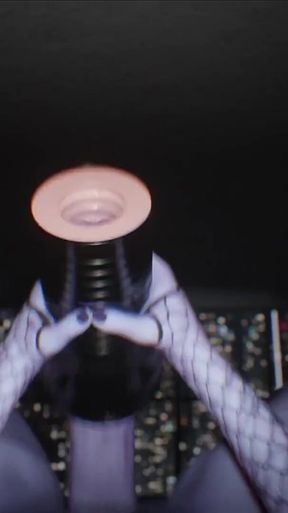 Nyl Submissive White Slut on Knees Gets Destroyed by Monster Cock - Hard Anal, Gaping Ass, Cum-drenched