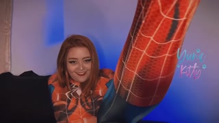 Spider Woman dominating cuckold | ROLEPLAY CUCKOLD COSPLAY
