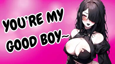 Your busty goth roommate needs you to fuck her like a good boy