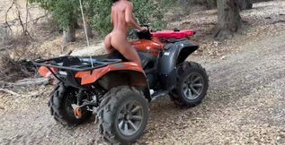 Look at Me I'm Driving an Atv Butt Naked