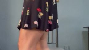 Flower Dress Chair High Heels Flex