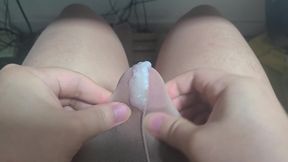 Pantyhose cumpilation