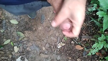 me exibindo no mato