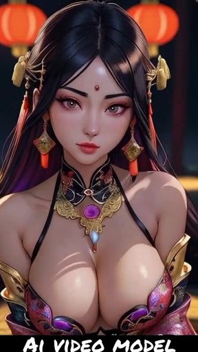 Must-see moment from &quot;Beautiful Chinese girl model with big breast&quot;