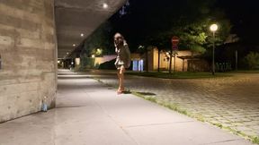 Peed all over in business outfit