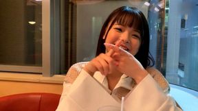 A053G10 Get a cute girl with a very cute little devilish smile with a match app! Facial cumshot SEX with an idol face who appeared at a part-time job showing off her underwear!