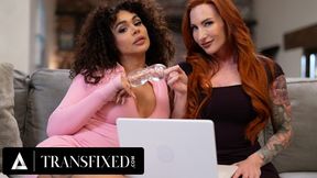 Sophia Locke & Eva Maxim Chokes On It Until Makeup Runs