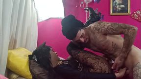 Travesty ninfetinha fudendo cuzinho de tatuador gostoso do cuzinho apertadinho