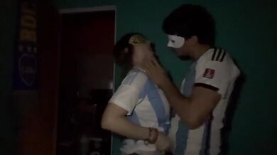 Argentina's victory has us celebrating hard amateur cum kisses