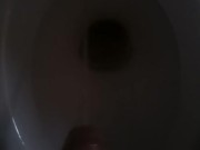 Just a pissing of Polish Boy Sissy Twink in a dark toilet room