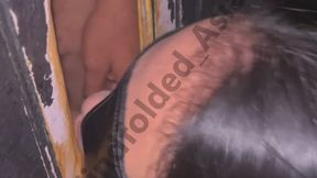 ASIAN SLAVE AT THE GLORYHOLE