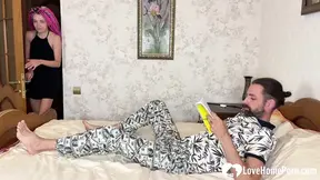 Rave girl sucks dick like a goddess