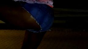 Hotpants and Shiny Pantyhose