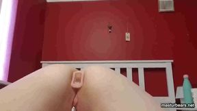 The whole day anal plugged