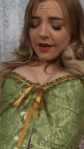 Green Corset Fuck Machine