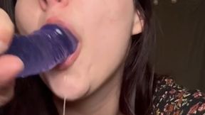 AGEPLAY: TEEN BEGGING TO BE THROAT FUCKED