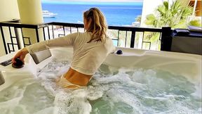 Wet Top Mornings in Juccuzzi Water Orgasms