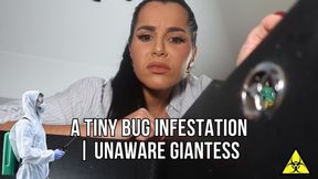 A tiny bug infestation | Unaware giantess POV - Lalo Cortez and Vanessa