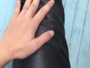 Come on!  Leather pants